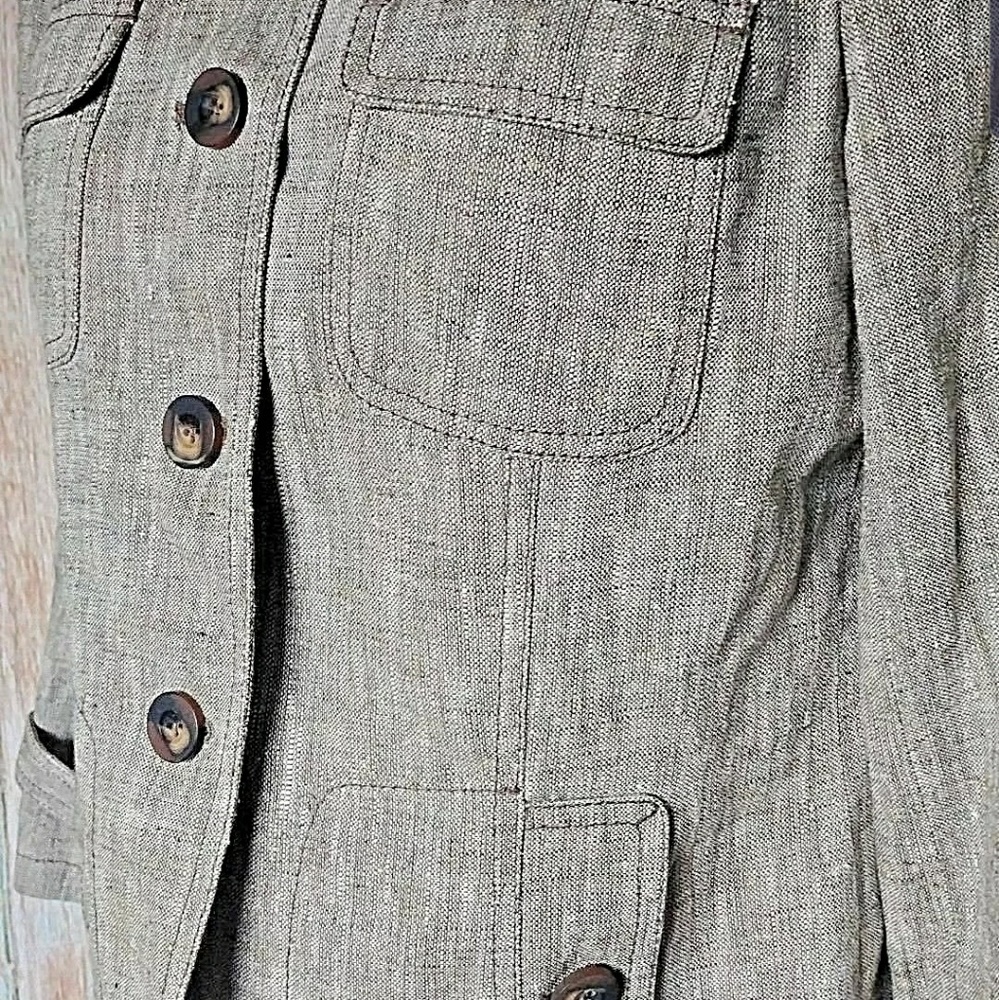 Nic+Zoe Raime Cotton Jacket sz 8 - Picture 3 of 8